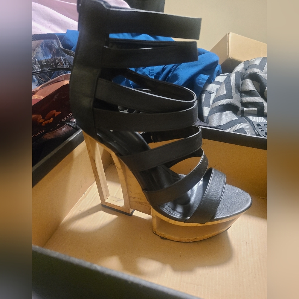 Black heels